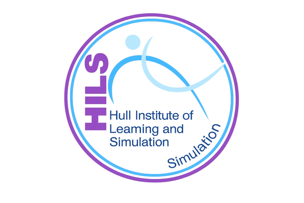 HILS Logo consists of purple, light blue and an aqua. HILS is written in purple bold words next to a colourful motif of shapes.